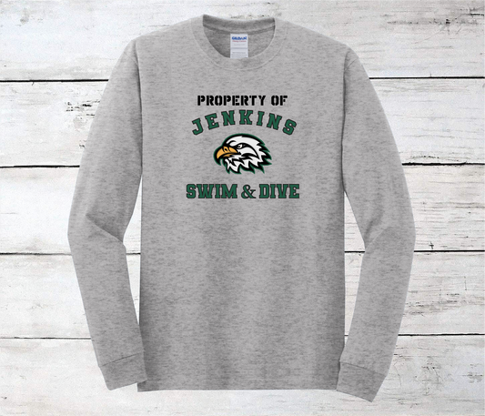 Property of Jenkins Swim & Dive Long Sleeve Shirt