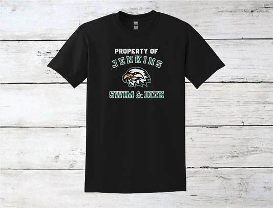 Property of Jenkins Swim & Dive T-Shirt (Black)