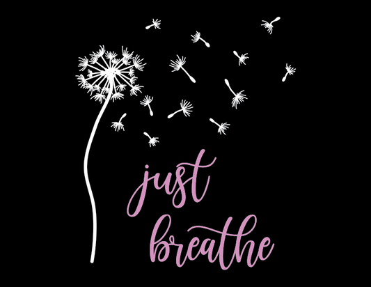 Just Breathe Inspirational T-Shirt