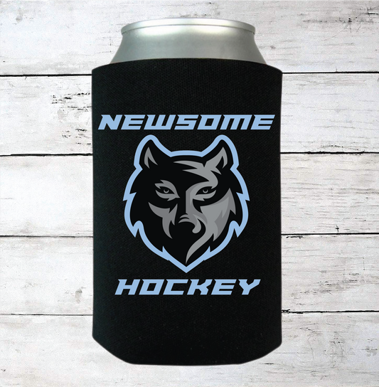 Newsome Hockey Third Jersey Logo Can Cover Koozie