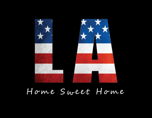 Louisiana LA Home Sweet Home T-Shirt