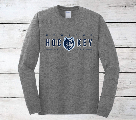 Newsome Hockey Brag Wear 2021-2022 Long Sleeve Shirt (Grey)