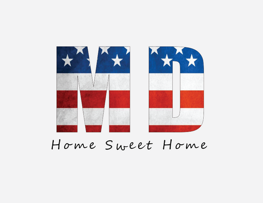 Maryland MD Home Sweet Home T-Shirt