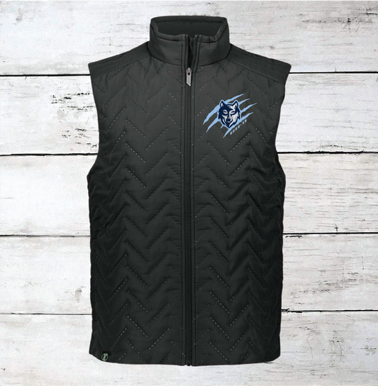 Newsome Hockey Wolf w/ Claws Brag Wear 2022-2023 Men's Quilted Vests