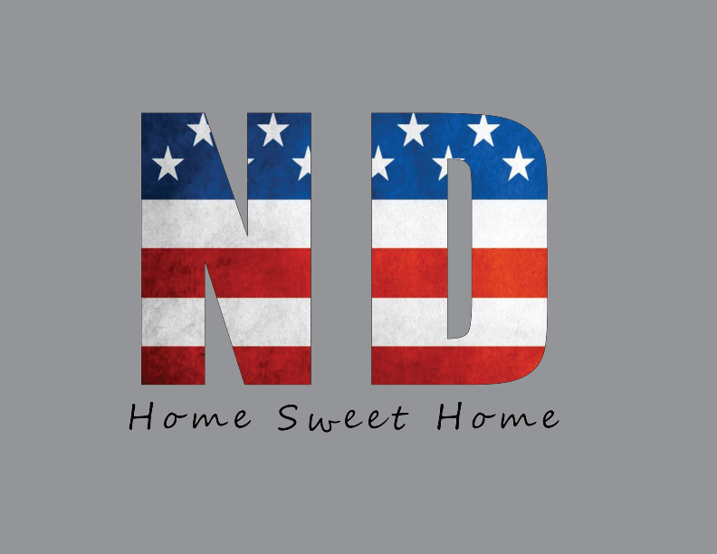 North Dakota ND Home Sweet Home T-Shirt