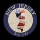 New Jersey NJ American Flag T-Shirt