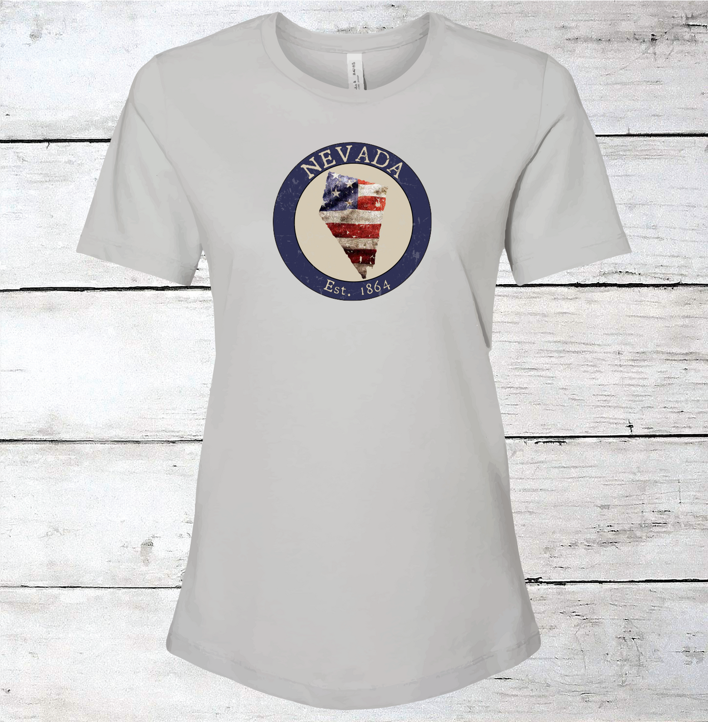 Nevada NV American Flag T-Shirt