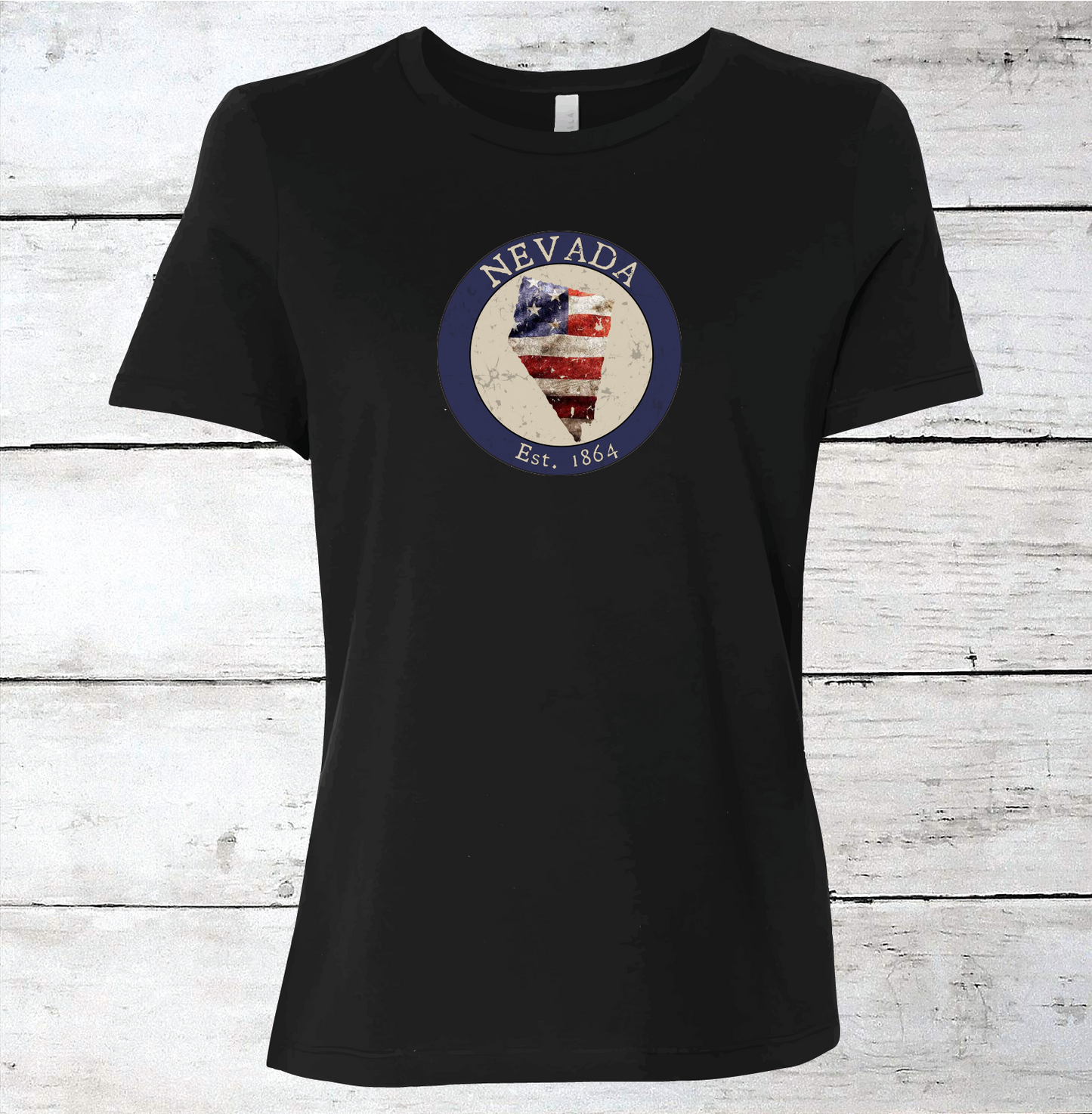 Nevada NV American Flag T-Shirt