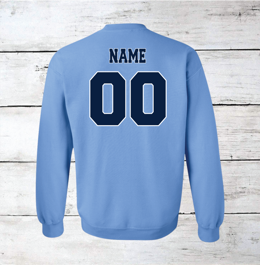 Newsome Hockey Wolf w/ Claws Brag Wear 2022-2023 Crewneck Sweatshirts