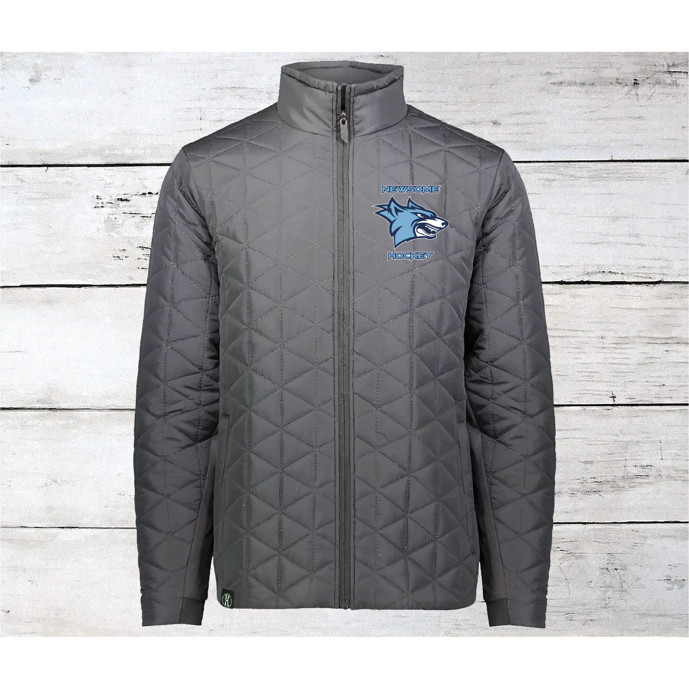 Newsome Hockey Logo Men's Quilted Jacket