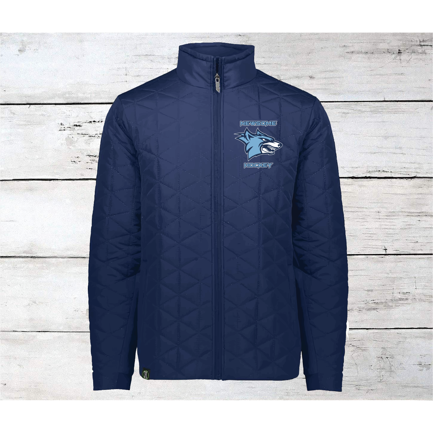 Newsome Hockey Logo Men's Quilted Jacket