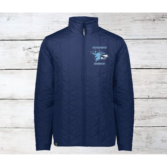 Newsome Hockey Logo Men's Quilted Jacket