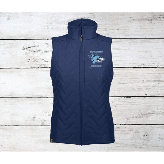 Newsome Hockey Logo Women's Quilted Vest