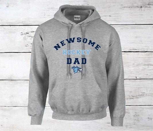 Newsome Hockey Dad with Logo Hoodies