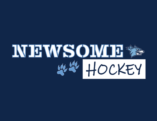 Newsome Hockey w/ Paw Prints T-Shirt