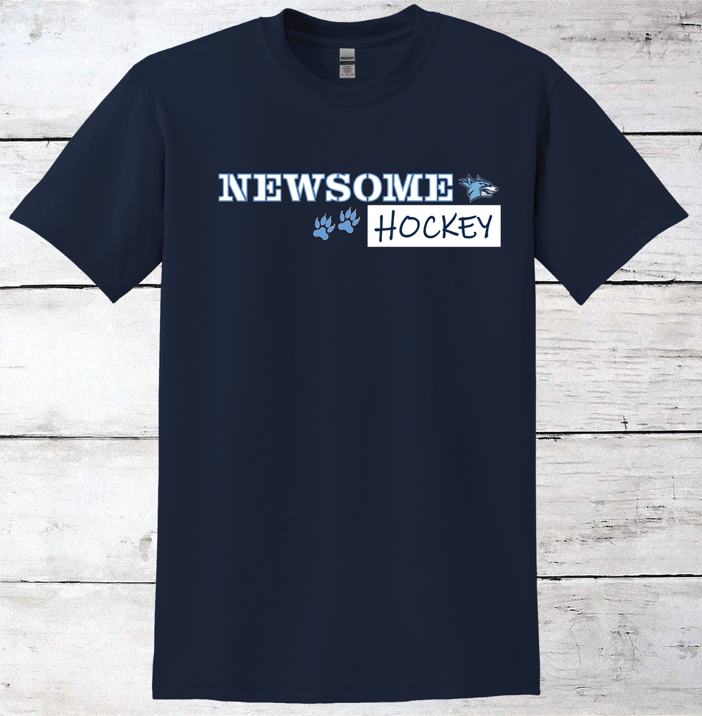 Newsome Hockey w/ Paw Prints T-Shirt