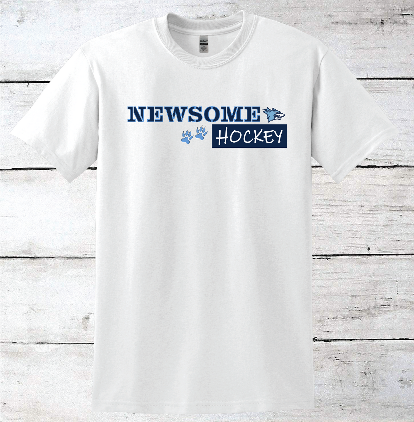 Newsome Hockey w/ Paw Prints T-Shirt