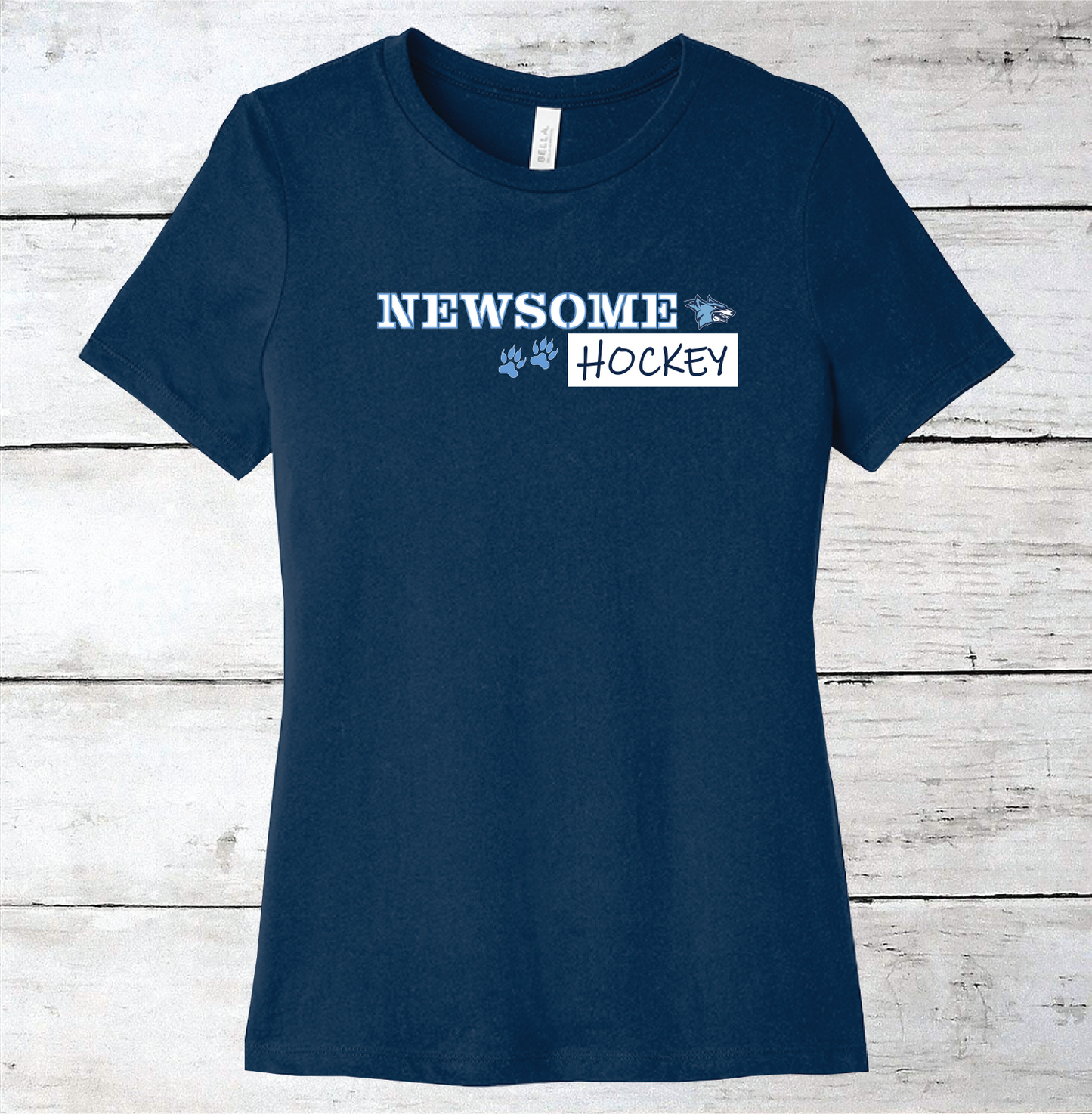 Newsome Hockey w/ Paw Prints T-Shirt