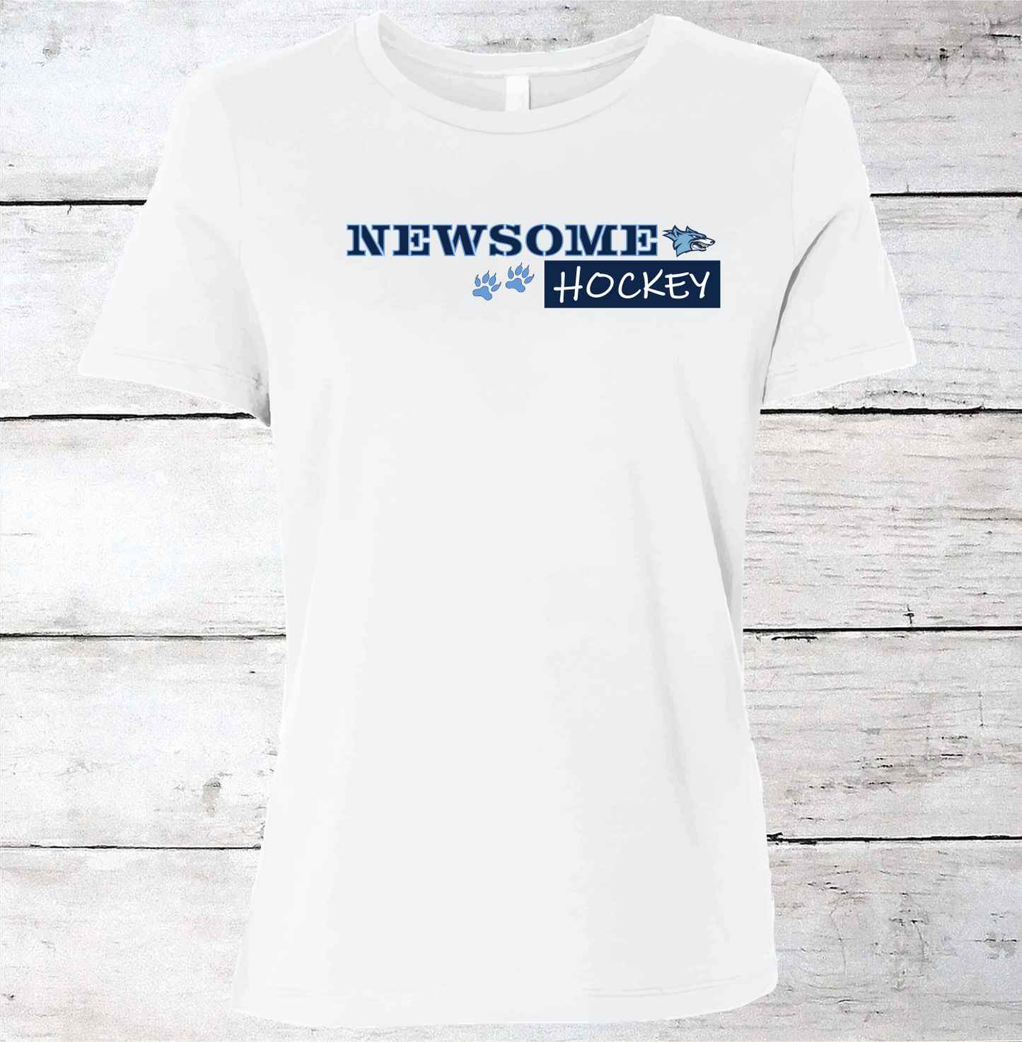 Newsome Hockey w/ Paw Prints T-Shirt