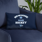 Newsome Hockey Throw Pillows (Customizable)