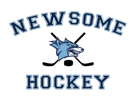 Newsome Hockey Logo & Sticks T-Shirt