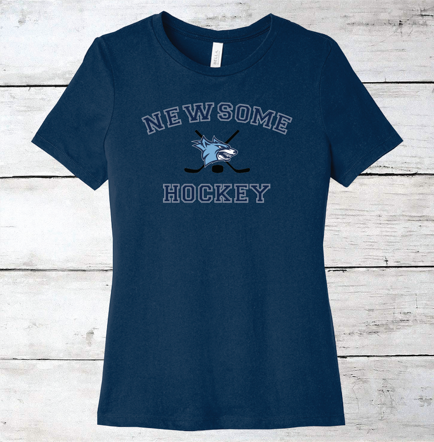 Newsome Hockey Logo & Sticks T-Shirt