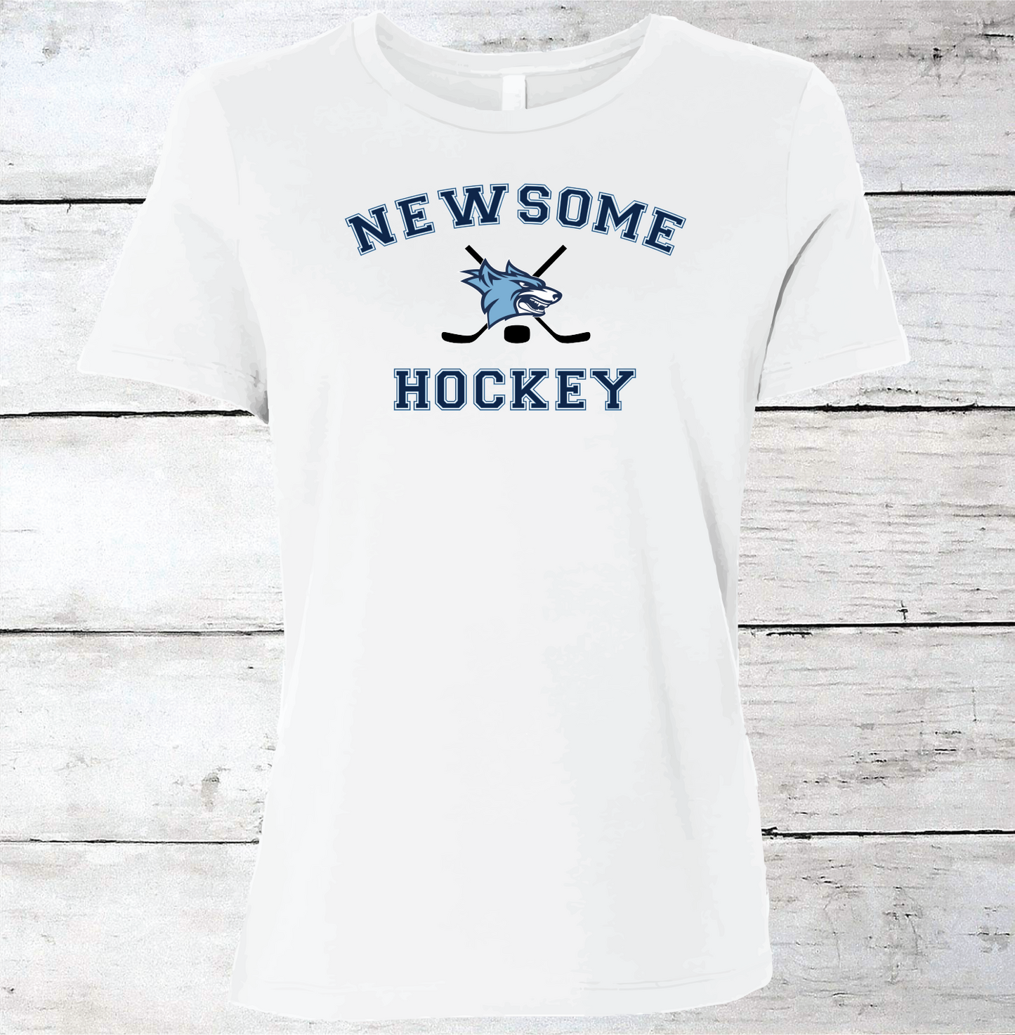 Newsome Hockey Logo & Sticks T-Shirt