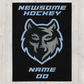 Newsome Hockey Third Jersey Logo Blankets (Customizable)