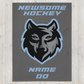 Newsome Hockey Third Jersey Logo Blankets (Customizable)