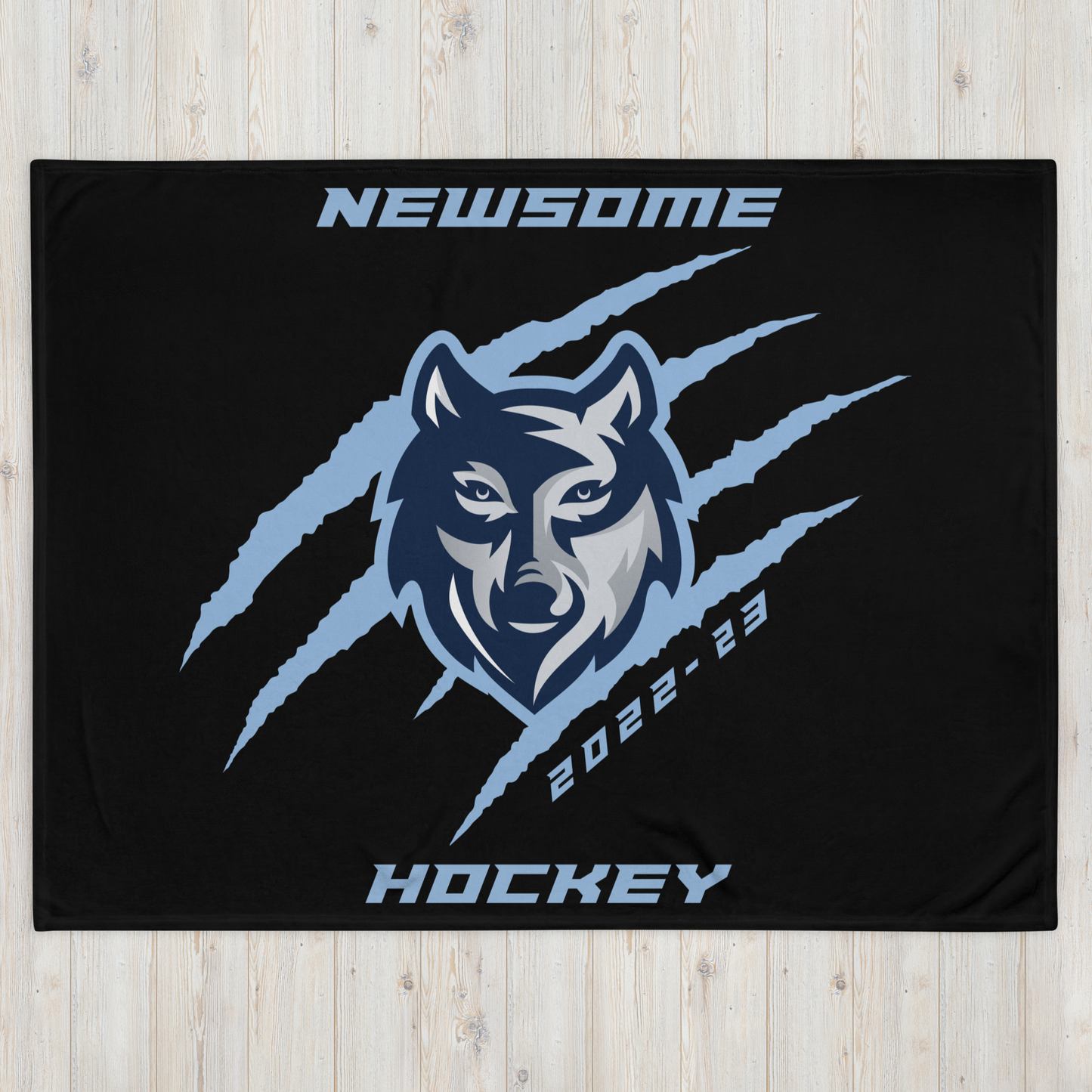 Newsome Hockey Wolf w/ Claws Brag Wear 2022-2023 Blankets