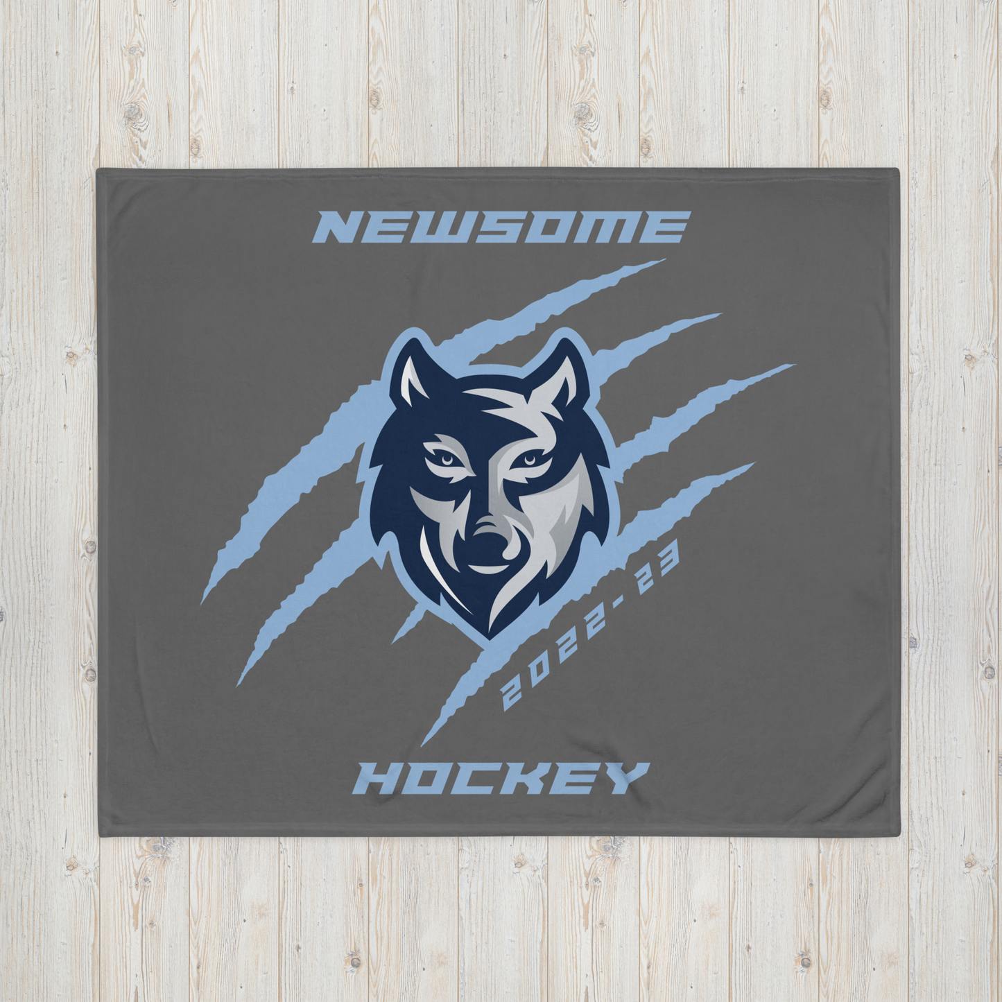 Newsome Hockey Wolf w/ Claws Brag Wear 2022-2023 Blankets