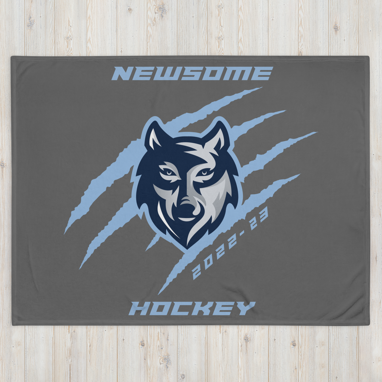 Newsome Hockey Wolf w/ Claws Brag Wear 2022-2023 Blankets