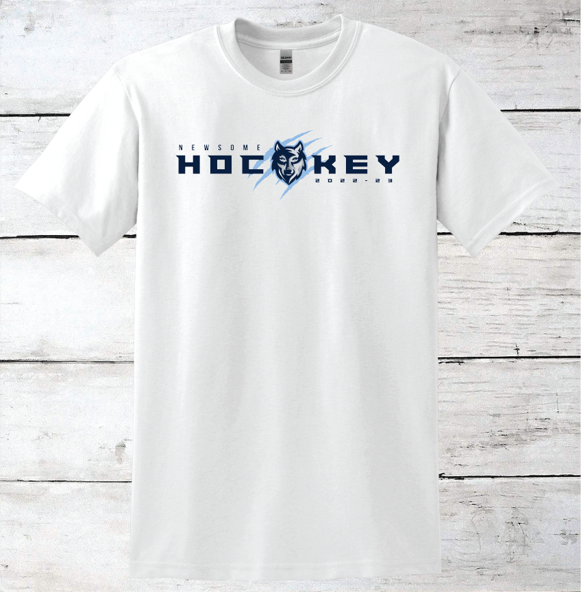 Newsome Hockey Wolf w/ Claws Brag Wear 2022-2023 Men's/Unisex T-Shirts