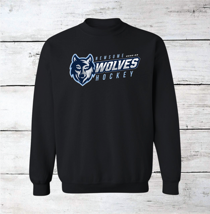 Newsome Hockey Wolves Brag Wear 2022-2023 Crewneck Sweatshirts