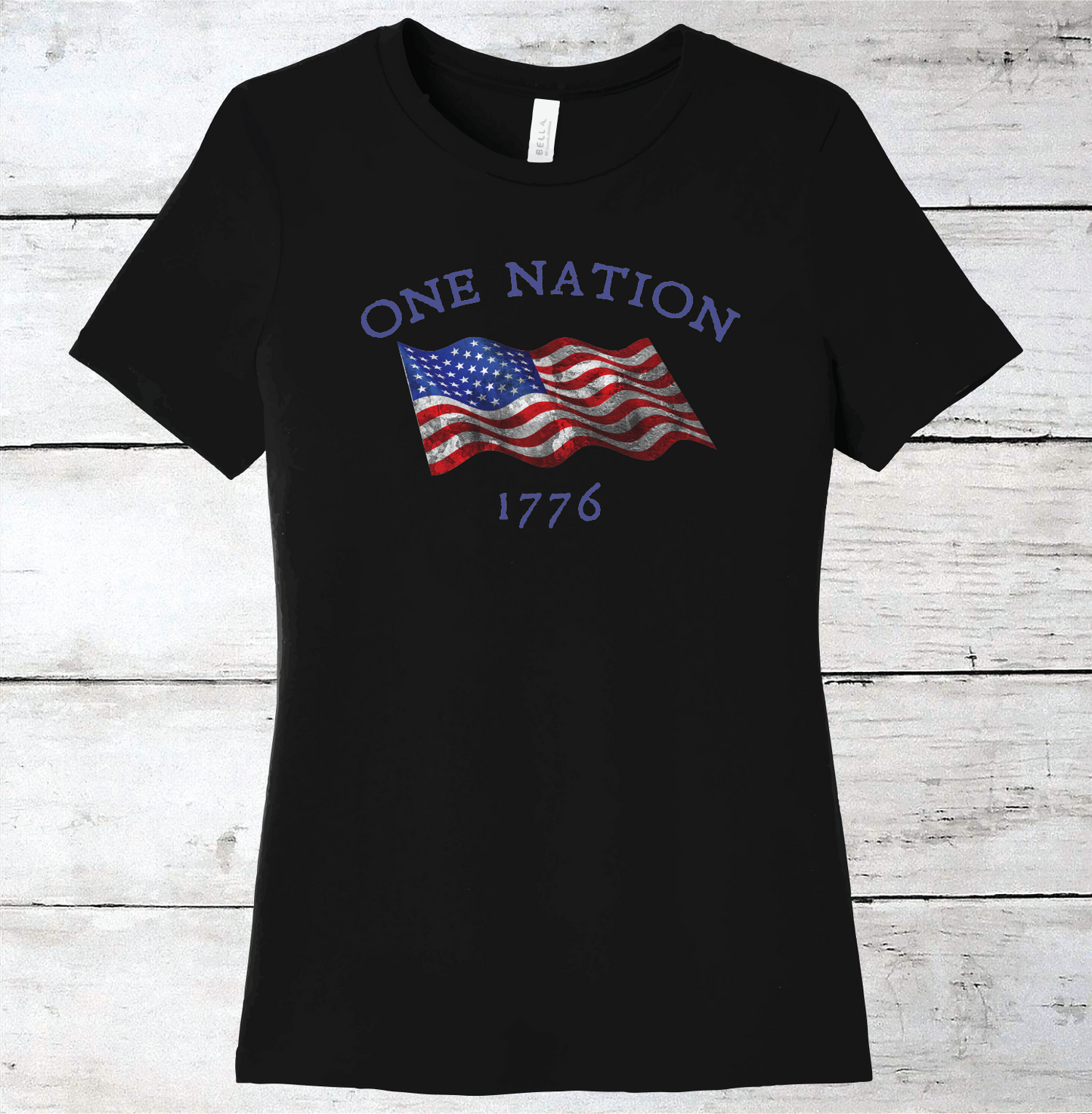 One Nation 1776 American Flag T-Shirt