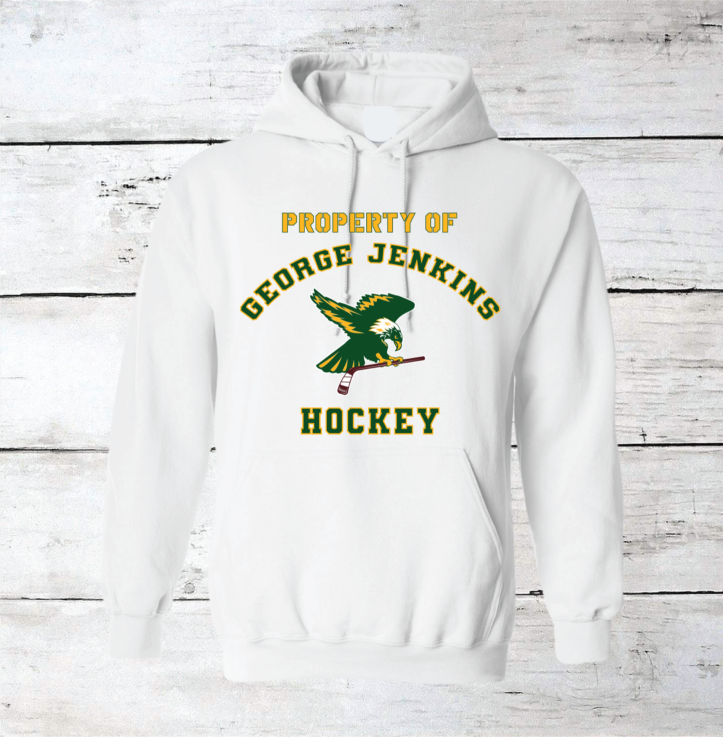 Property of George Jenkins Hockey Hoodies