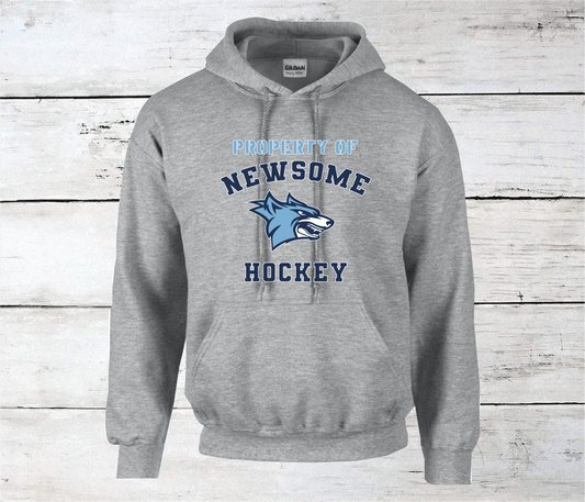 Property of Newsome Hockey Hoodies