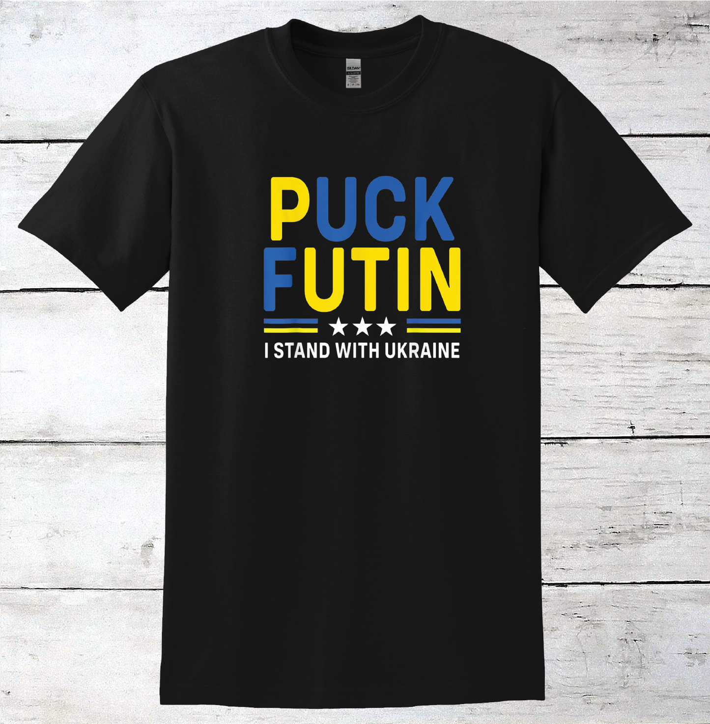 Puck Futin I Stand with Ukraine T-Shirt