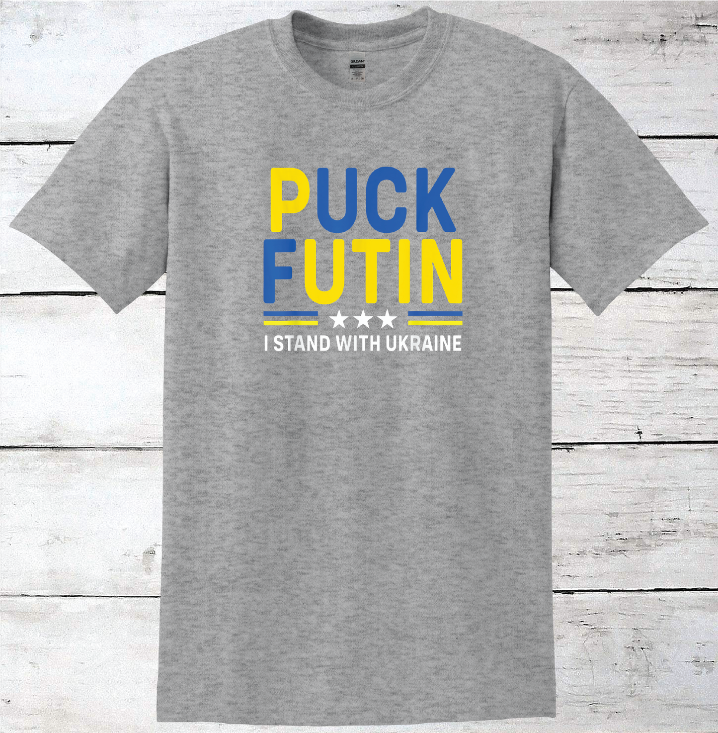 Puck Futin I Stand with Ukraine T-Shirt