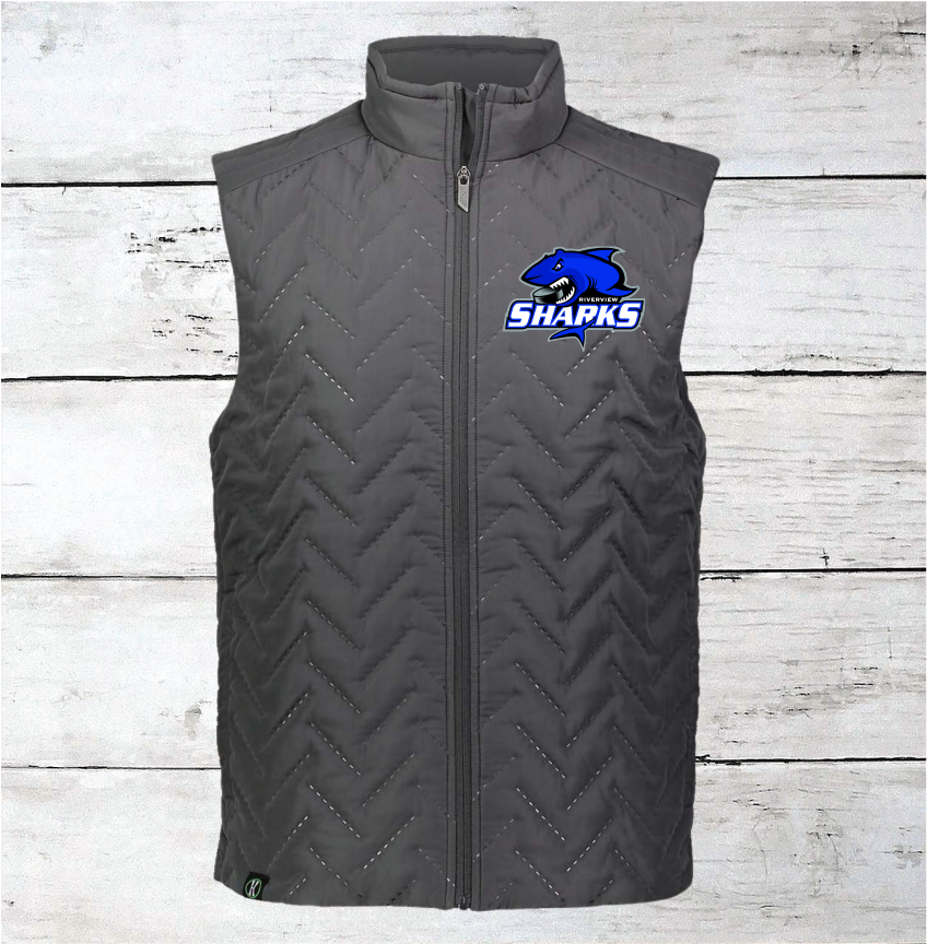 Riverview Sharks Hockey Men's Quilted Vests