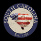South Carolina SC American Flag T-Shirt