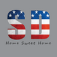 South Dakota SD Home Sweet Home T-Shirt