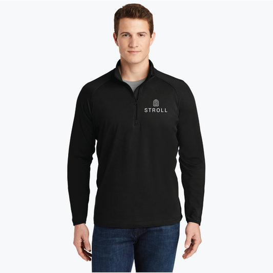 Men's 1/2 Zip Pullover with Stroll Logo