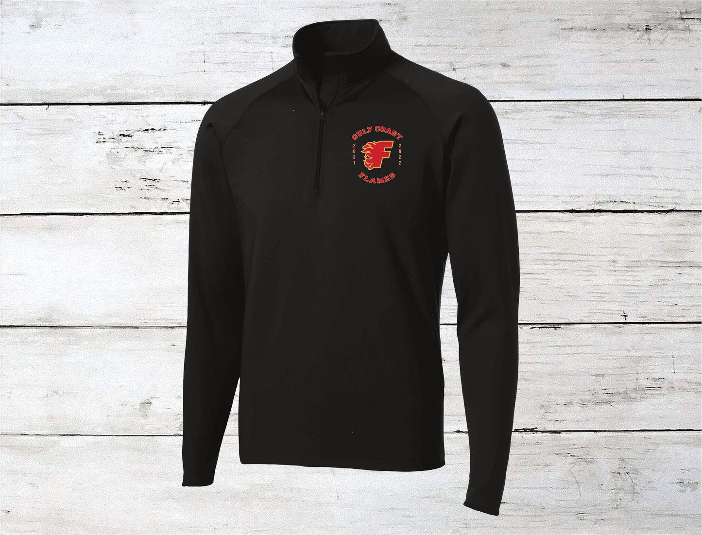 Gulf Coast Flames 1/2 Zip Pullover