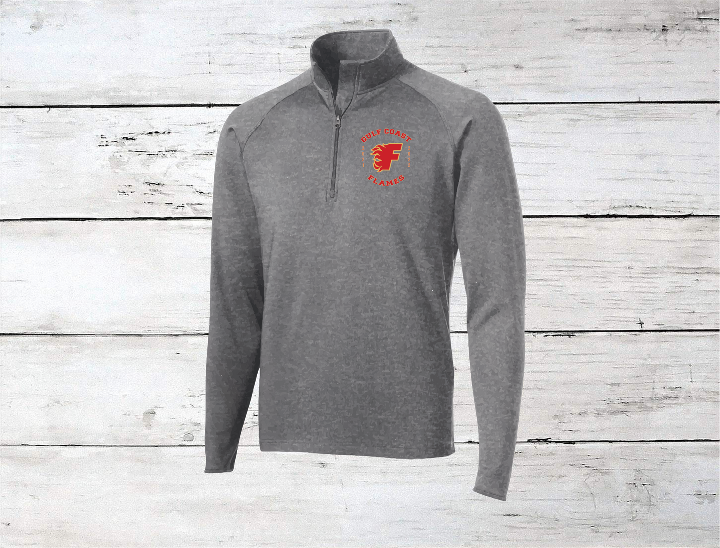 Gulf Coast Flames 1/2 Zip Pullover