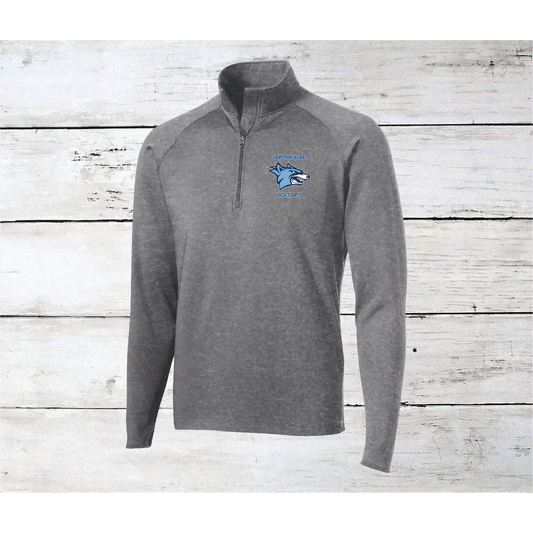 Newsome Hockey Logo Men's 1/2 Zip Pullovers