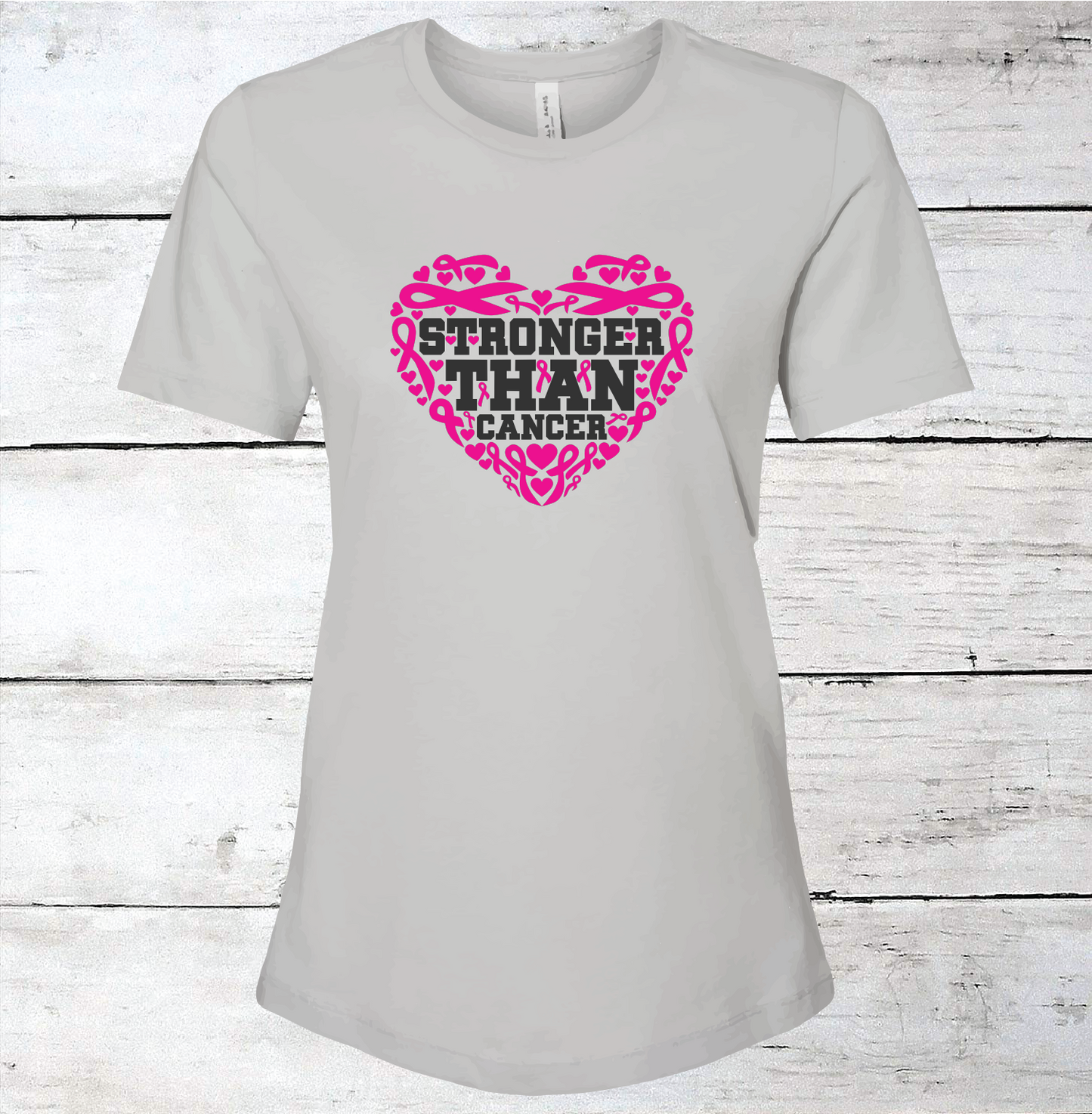 Breast Cancer Support - Stronger Than Cancer T-Shirt