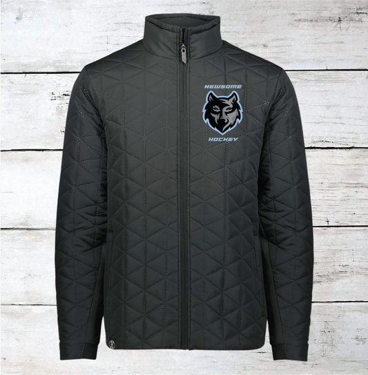Newsome Hockey Third Jersey Logo Men's Quilted Jackets