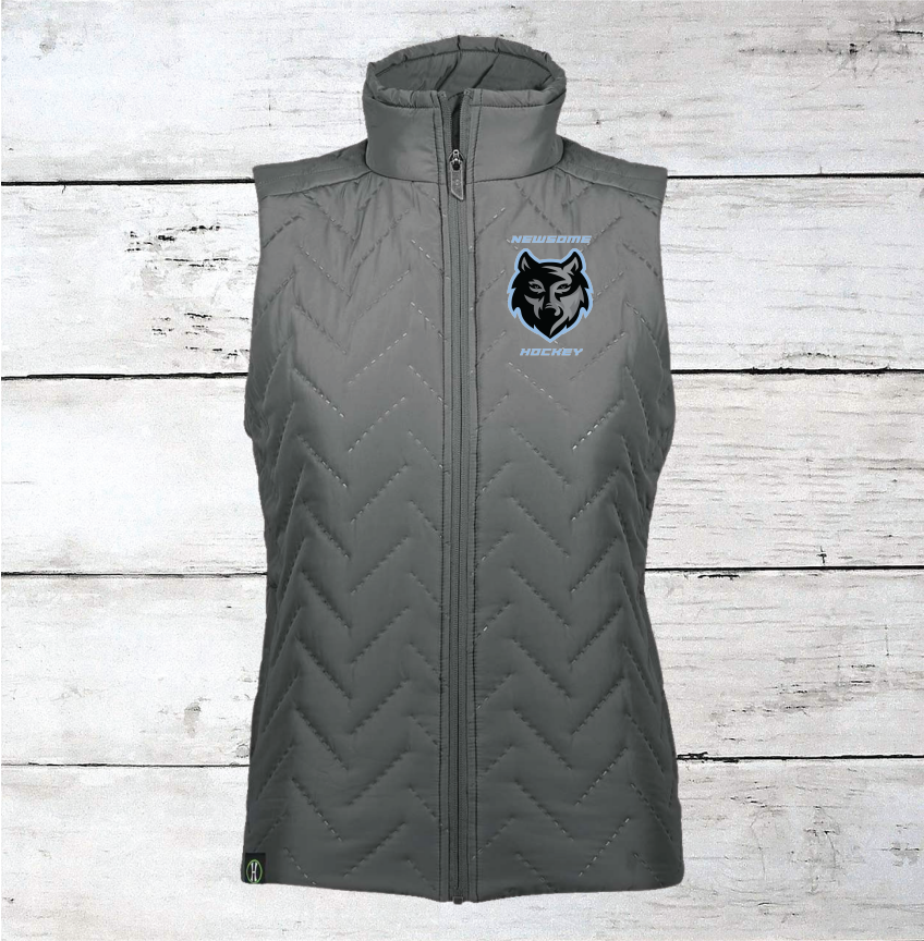 Newsome Hockey Third Jersey Logo Women's Quilted Vests