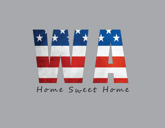 Washington WA Home Sweet Home T-Shirt
